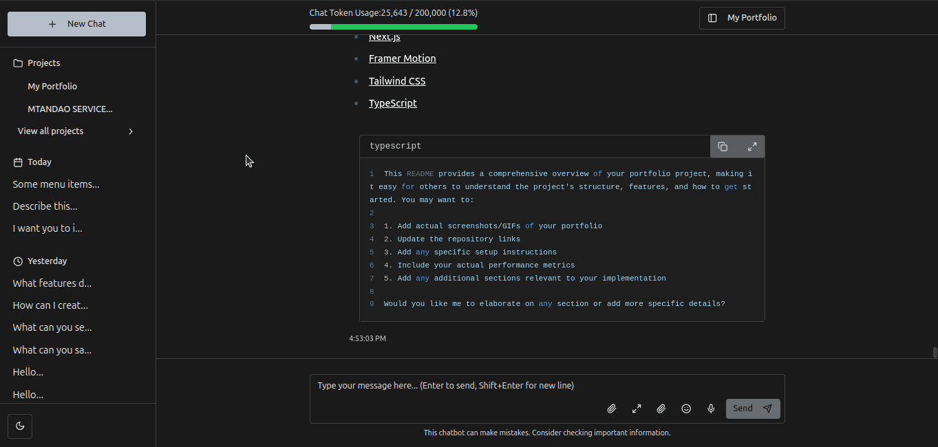Claude AI Chatbot UI and Backend