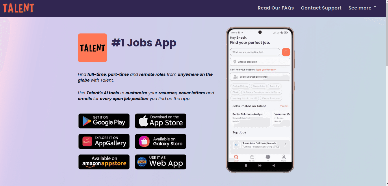 Talanta AI App (Jobzy Limited)